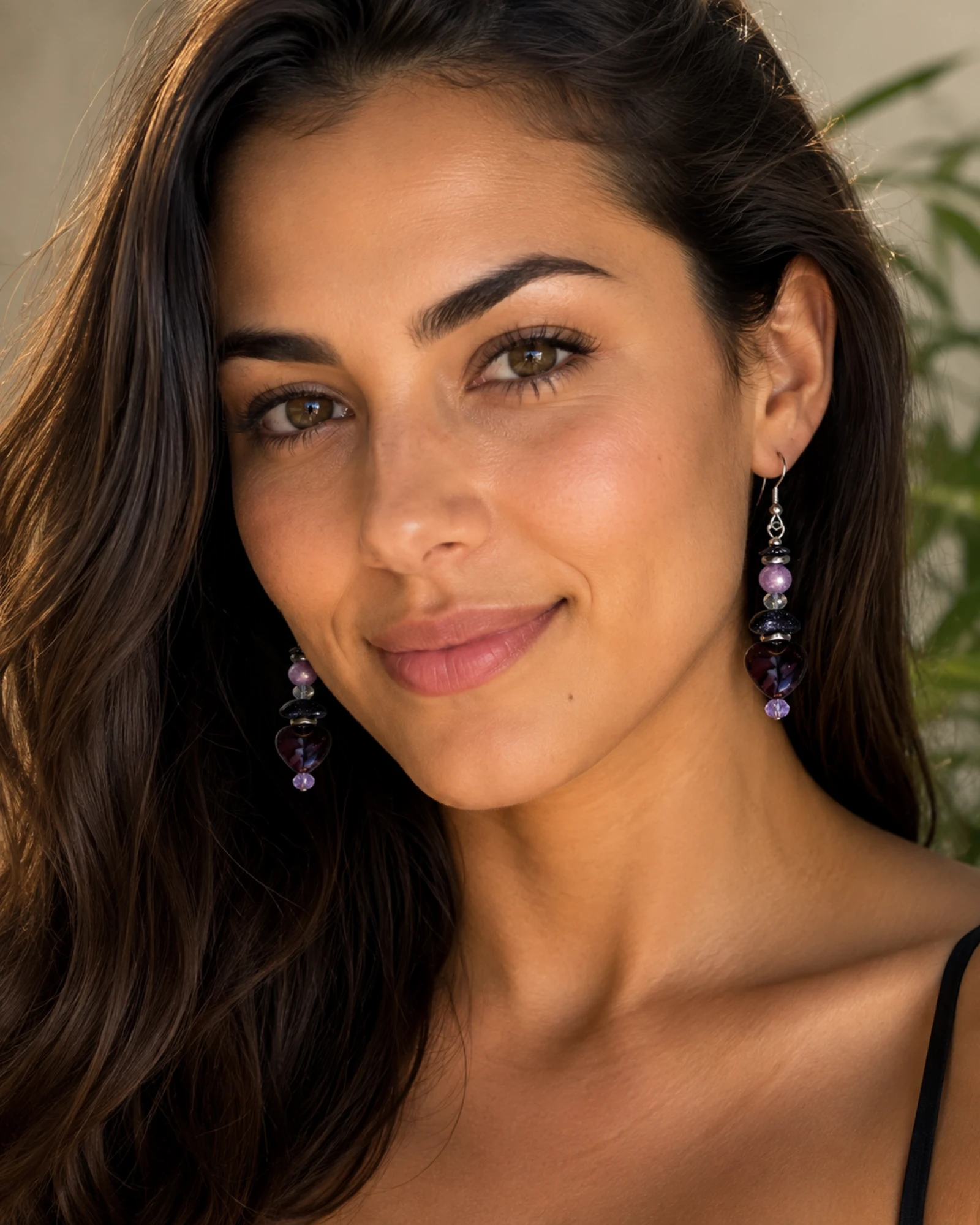 💜🧿💎💙Lindos e Elegantes Brincos Artesanais de Cristal e Pedras Naturais💙💎🧿💜 – photo 8